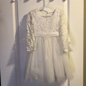 Girls White Dress